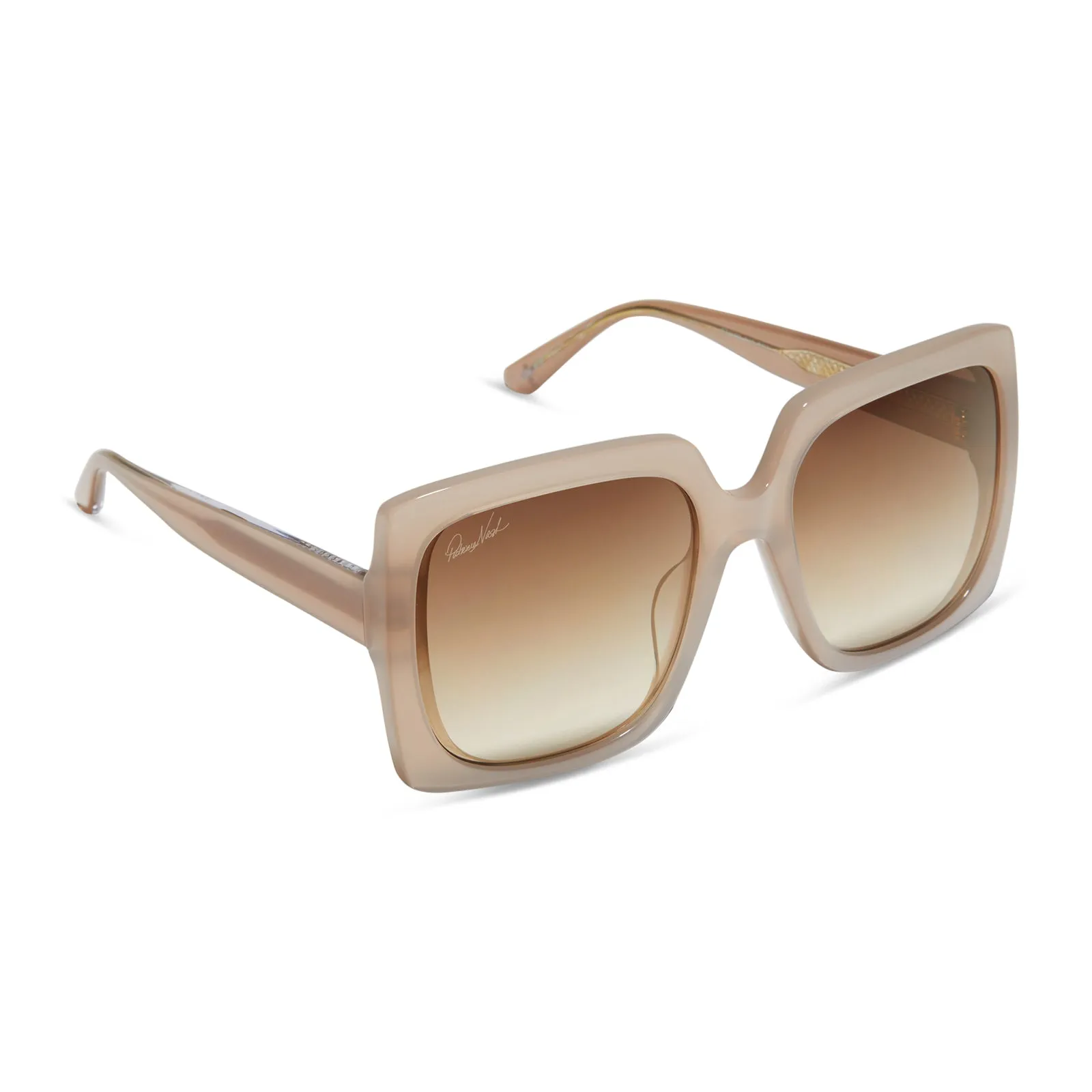 PATRICIA NASH - JACKIE + NATURALE + BROWN GRADIENT FLASH SUNGLASSES sold by Diff Eyewear product image thumbnail 2