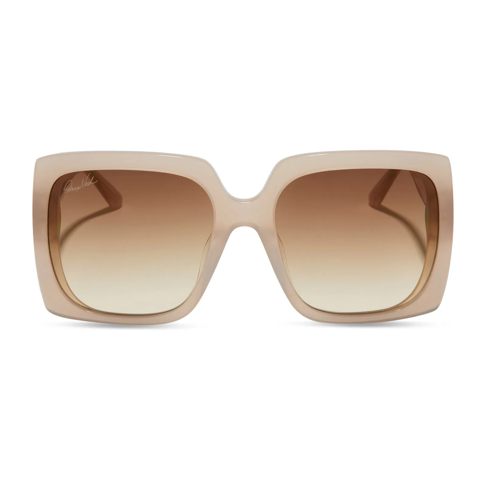 PATRICIA NASH - JACKIE + NATURALE + BROWN GRADIENT FLASH SUNGLASSES sold by Diff Eyewear