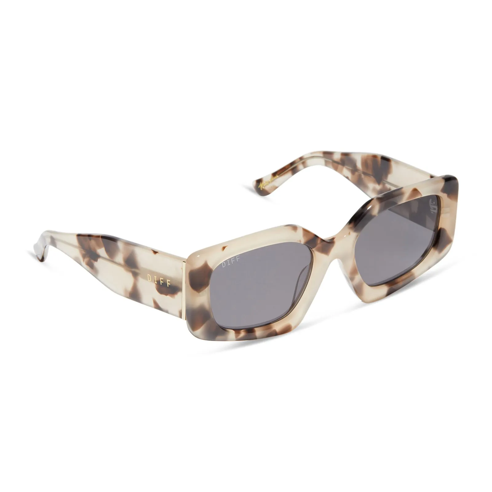 KRISTY SARAH - BRB + CREAM TORTOISE + GREY SUNGLASSES sold by Diff Eyewear product image thumbnail 2