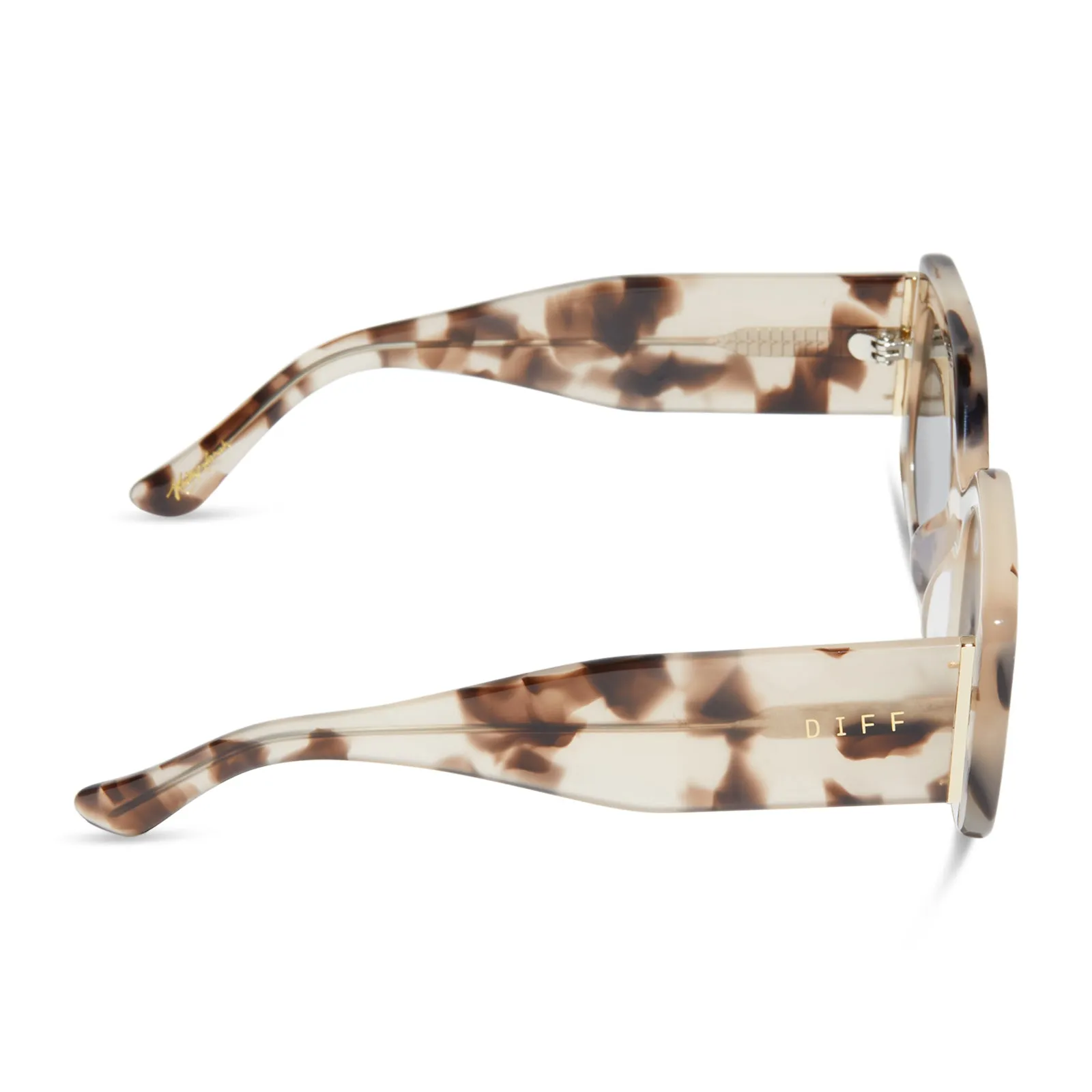 KRISTY SARAH - BRB + CREAM TORTOISE + GREY SUNGLASSES sold by Diff Eyewear product image thumbnail 3