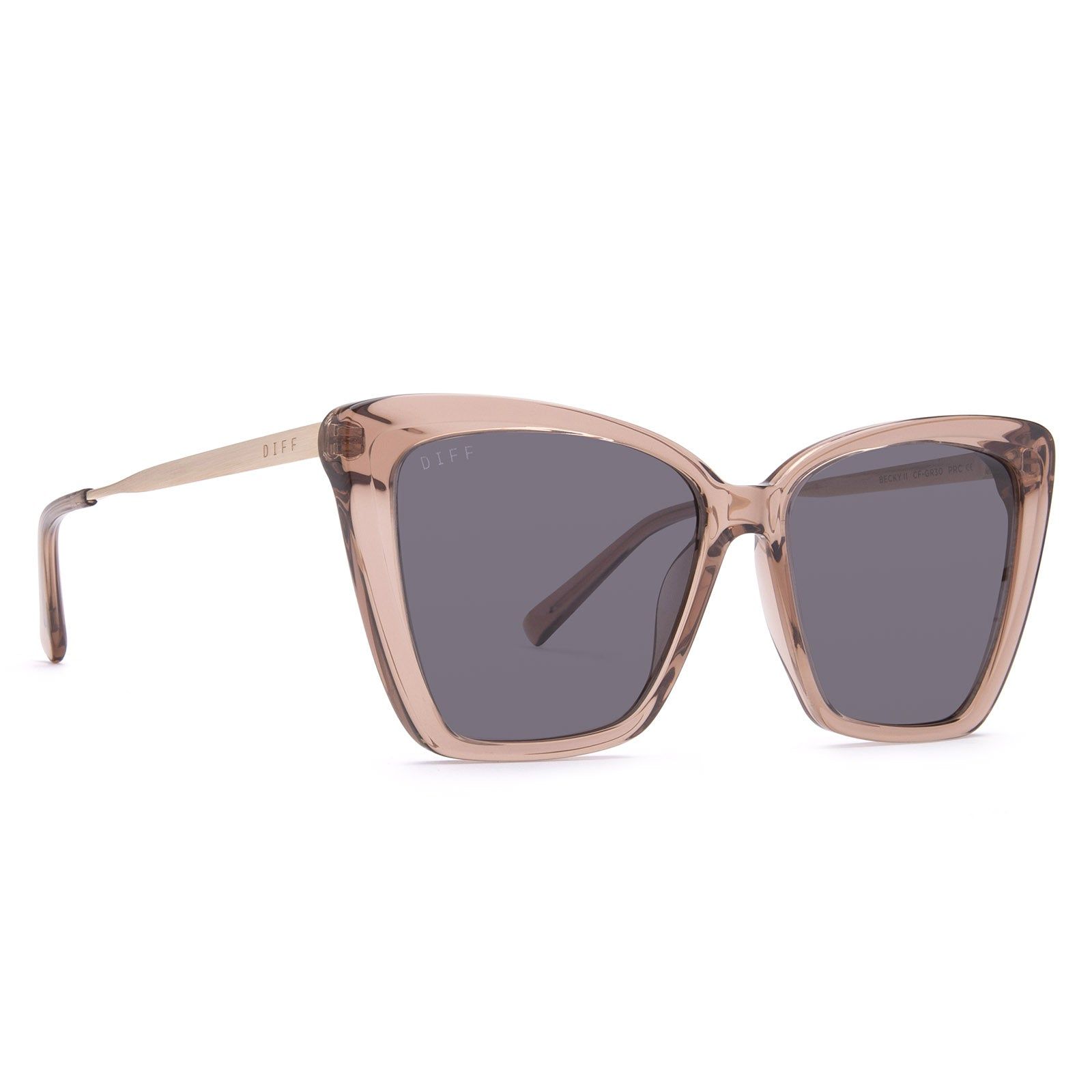 BECKY II - CAFE OLE + GREY SUNGLASSES sold by Diff Eyewear product image thumbnail 2