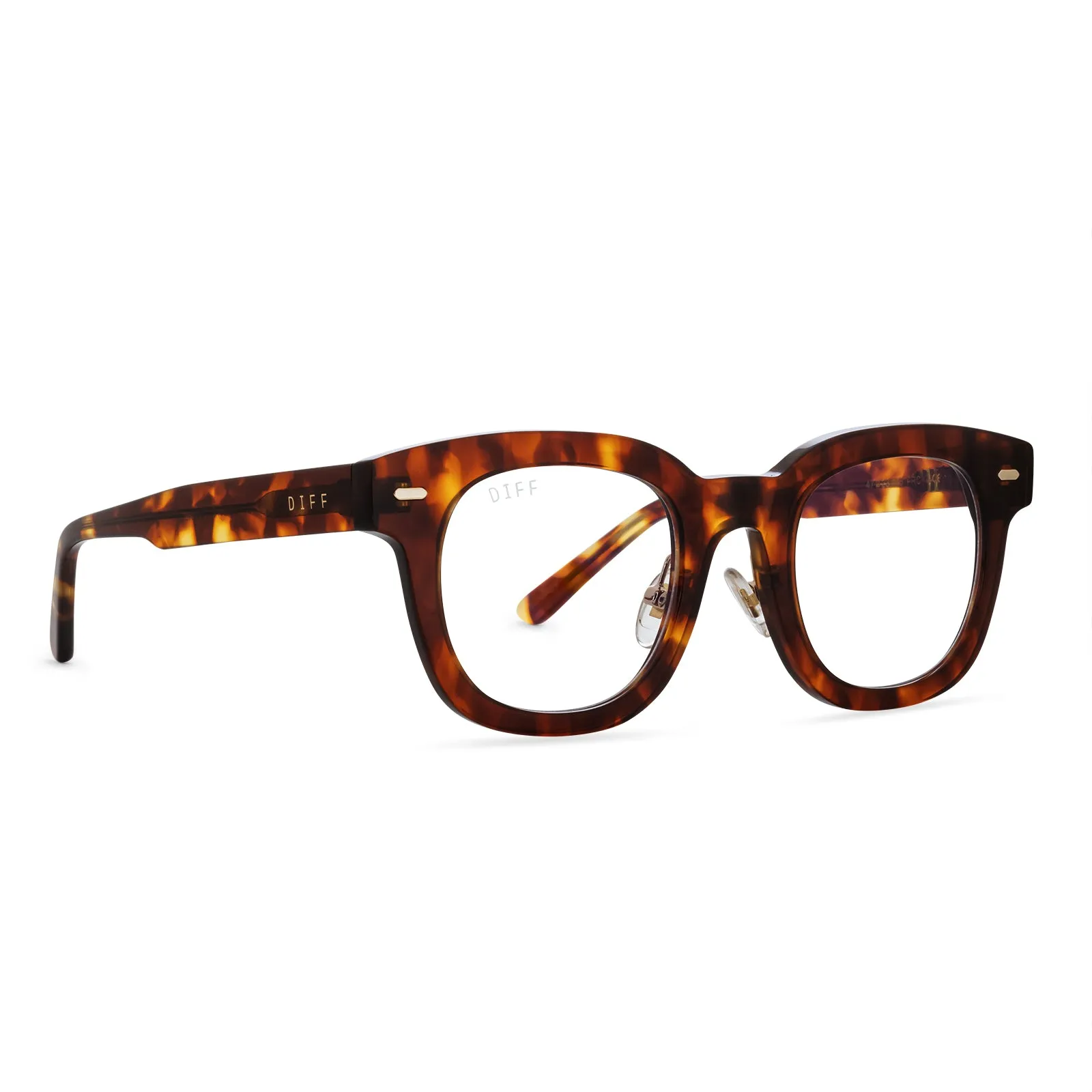SUMMER - AMBER TORTOISE + BLUE LIGHT TECHNOLOGY GLASSES sold by Diff Eyewear product image thumbnail 2