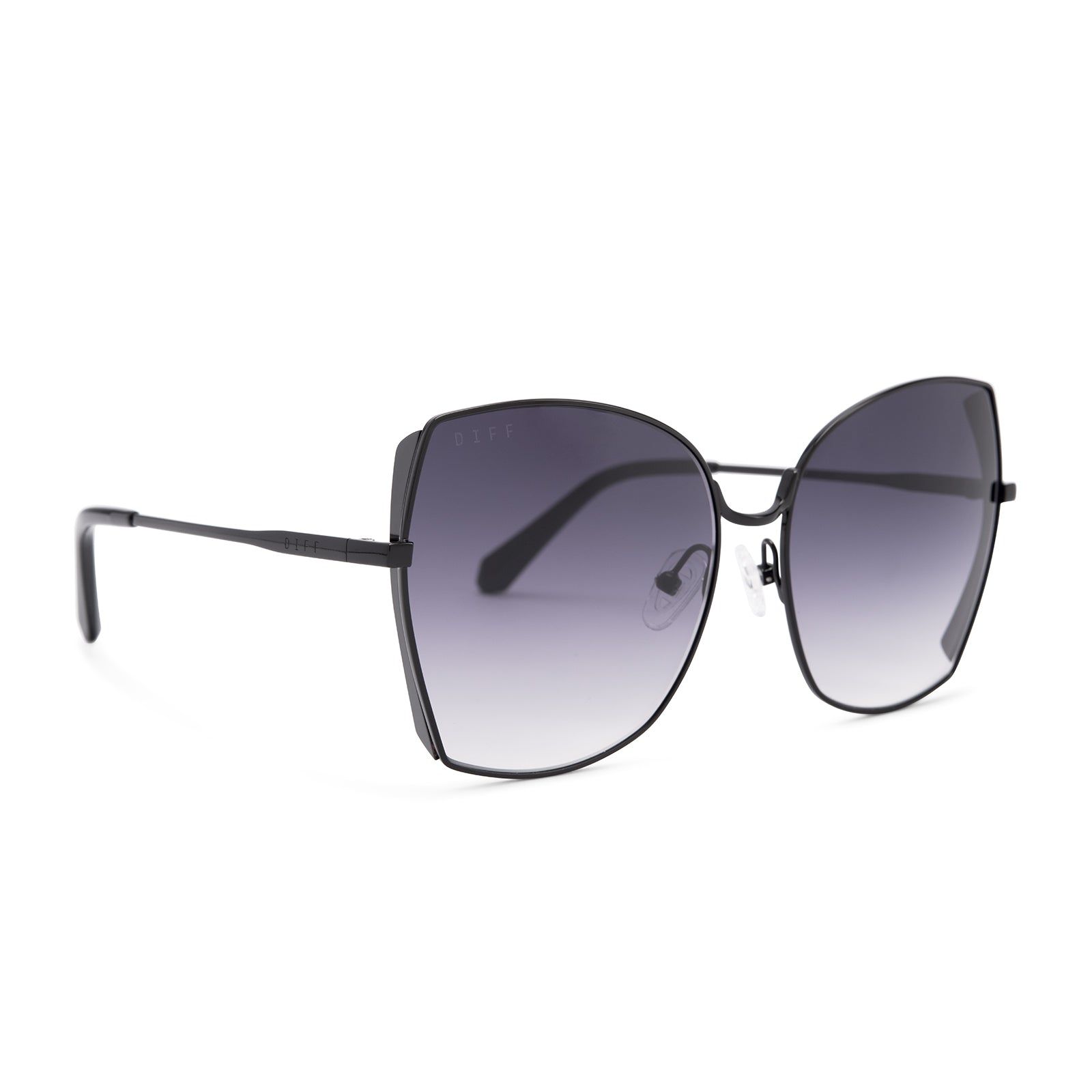 DONNA - BLACK + GREY GRADIENT sold by Diff Eyewear product image thumbnail 2