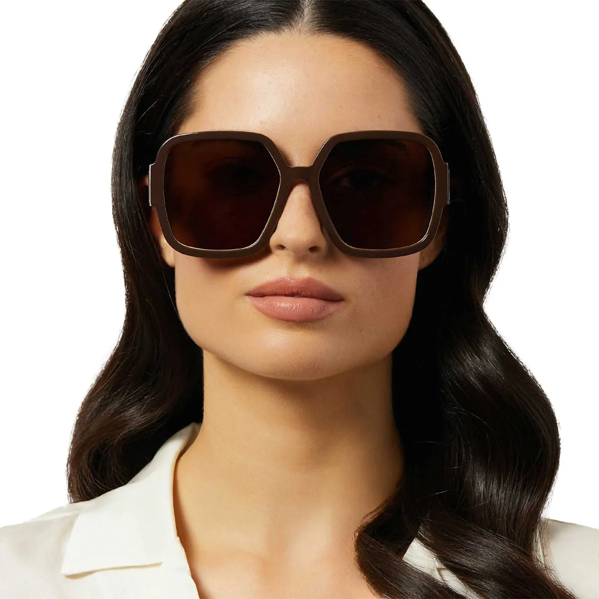 TINA II - TRUFFLE + TRUFFLE + POLARIZED SUNGLASSES sold by Diff Eyewear product image thumbnail 5