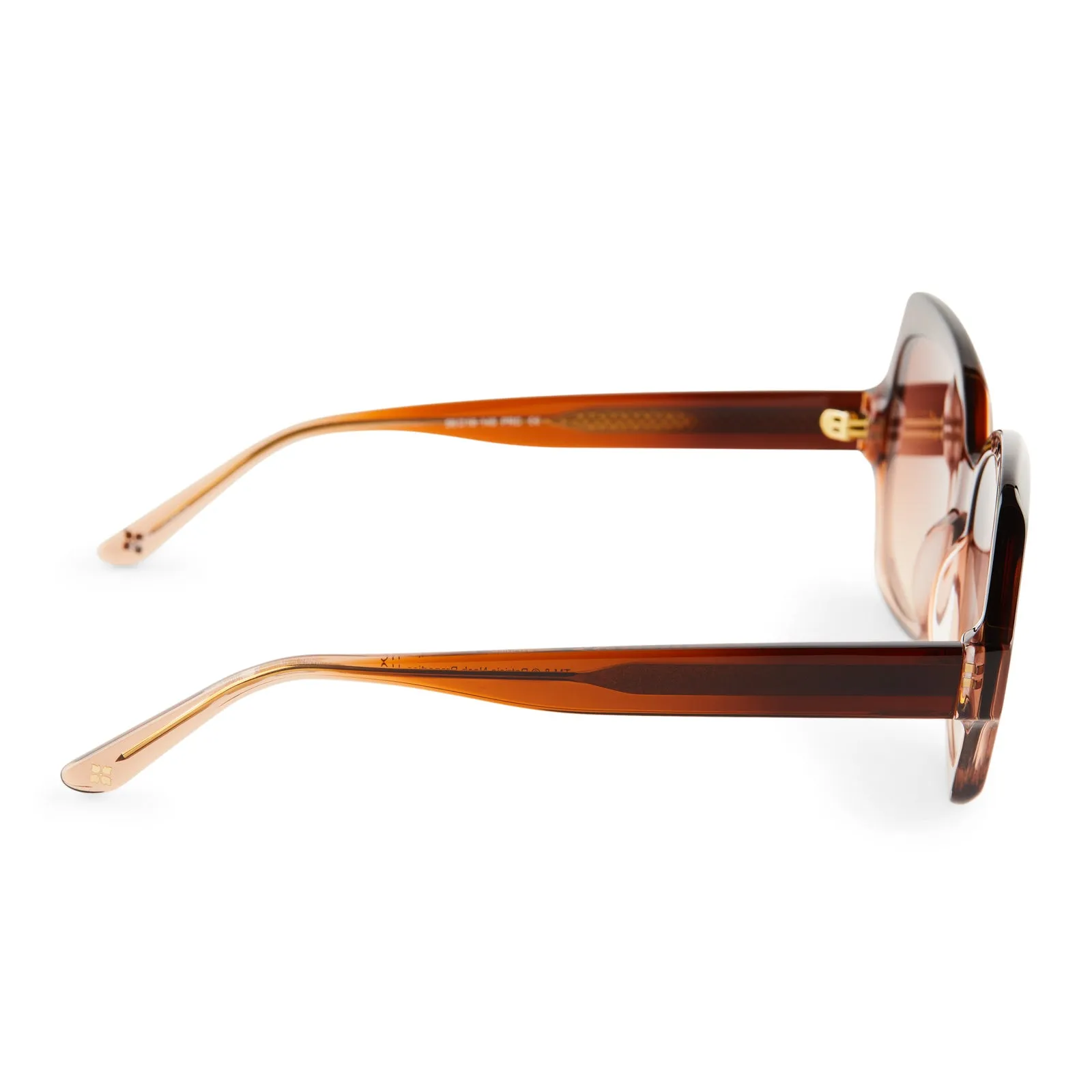 PATRICIA NASH - FARRAH + TAN-SAND OMBRE + BROWN GRADIENT SUNGLASSES sold by Diff Eyewear product image thumbnail 3