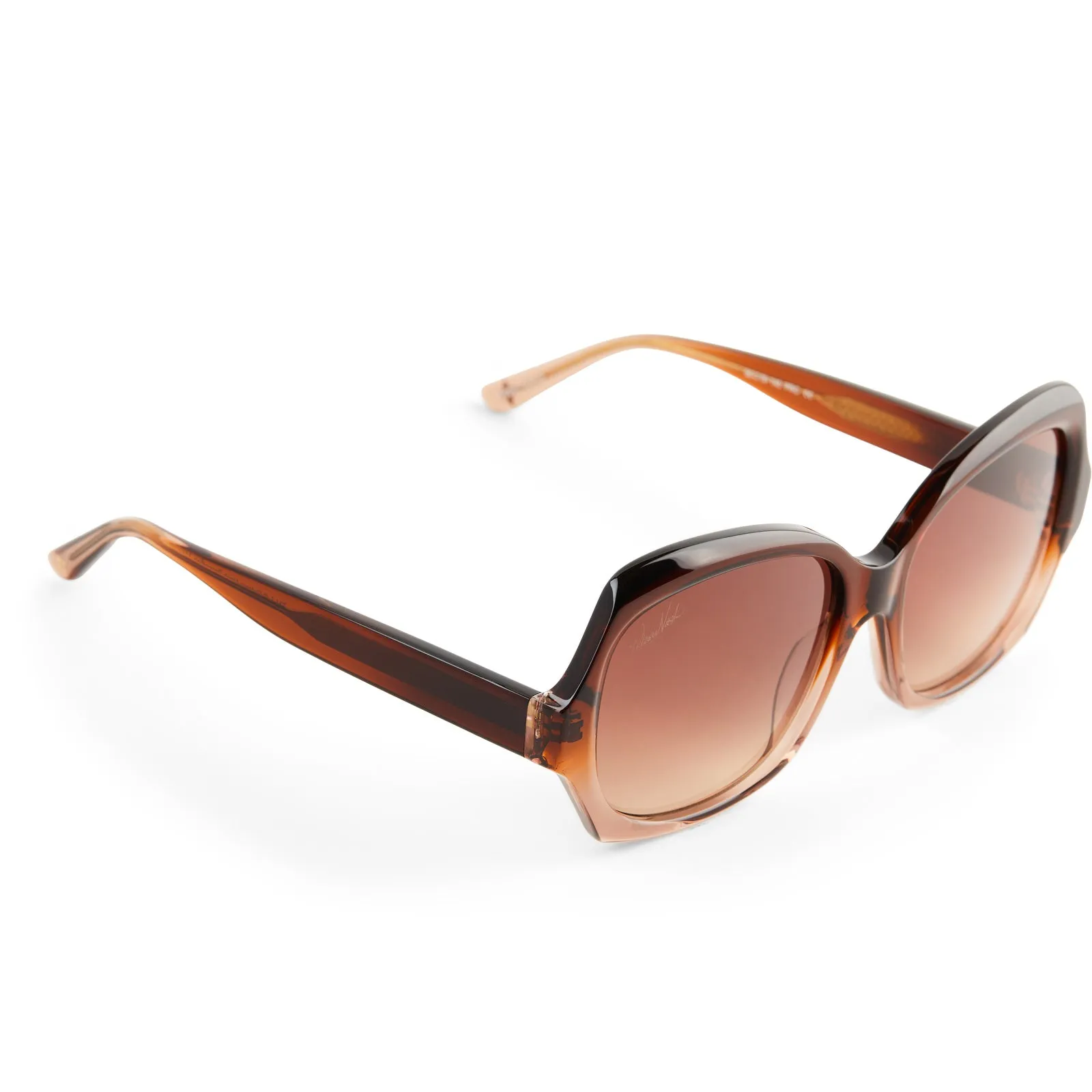 PATRICIA NASH - FARRAH + TAN-SAND OMBRE + BROWN GRADIENT SUNGLASSES sold by Diff Eyewear product image thumbnail 4