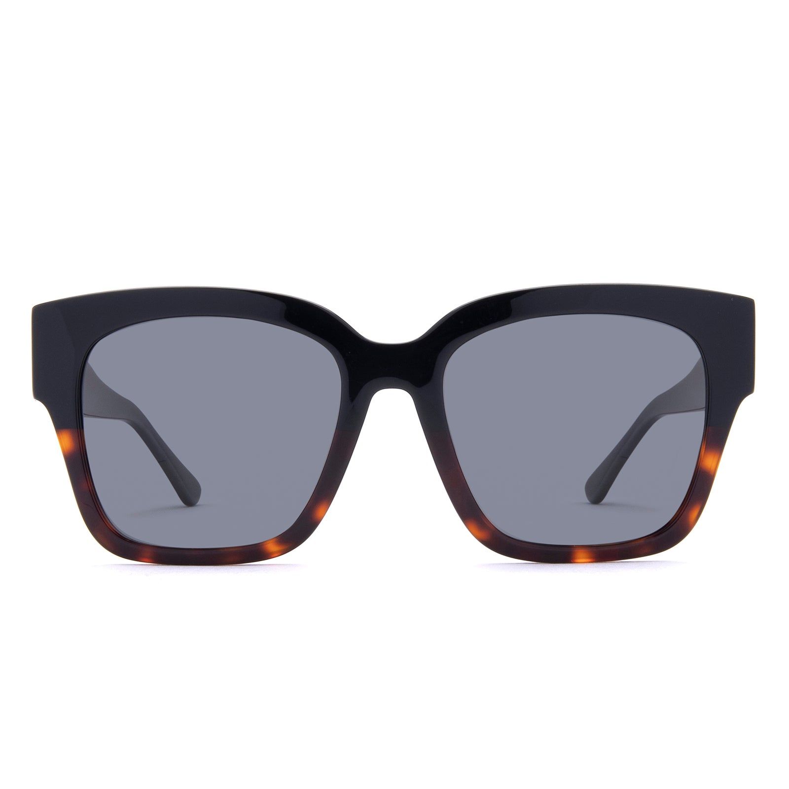 BELLA II - BLACK TORTOISE + GREY POLARIZED SUNGLASSES sold by Diff Eyewear