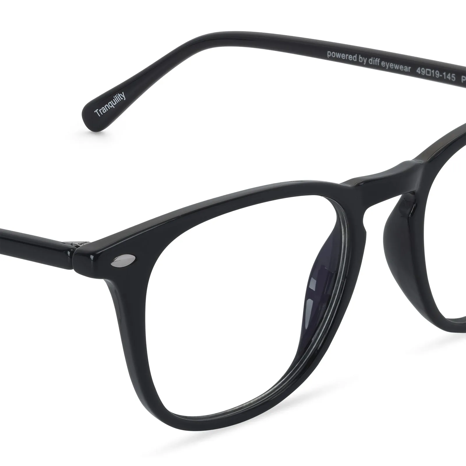 WOMEN'S HEALTH TRANQUILITY - BLACK + BLUE LIGHT TECHNOLOGY sold by Diff Eyewear product image thumbnail 3