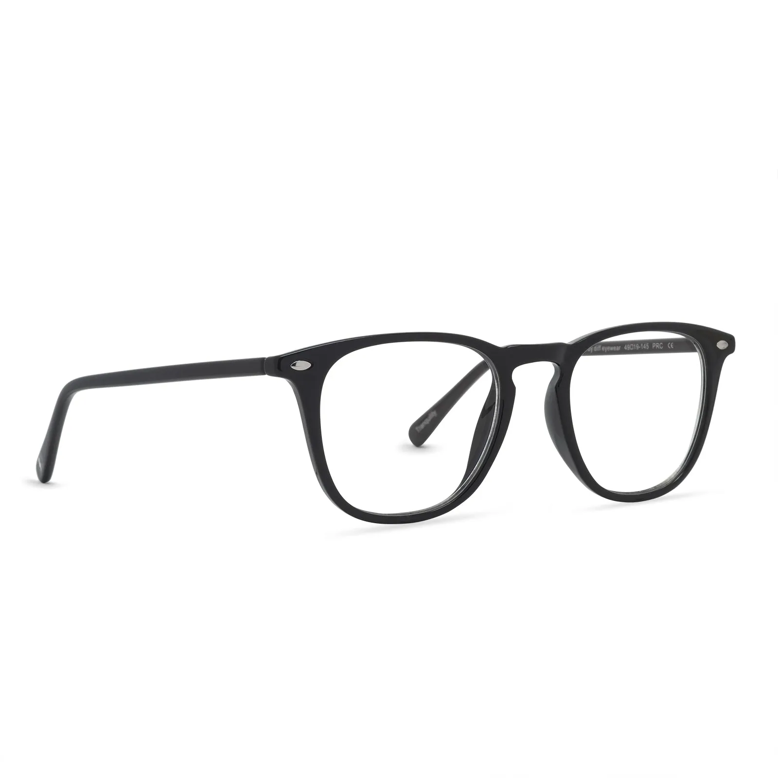 WOMEN'S HEALTH TRANQUILITY - BLACK + BLUE LIGHT TECHNOLOGY sold by Diff Eyewear product image thumbnail 2