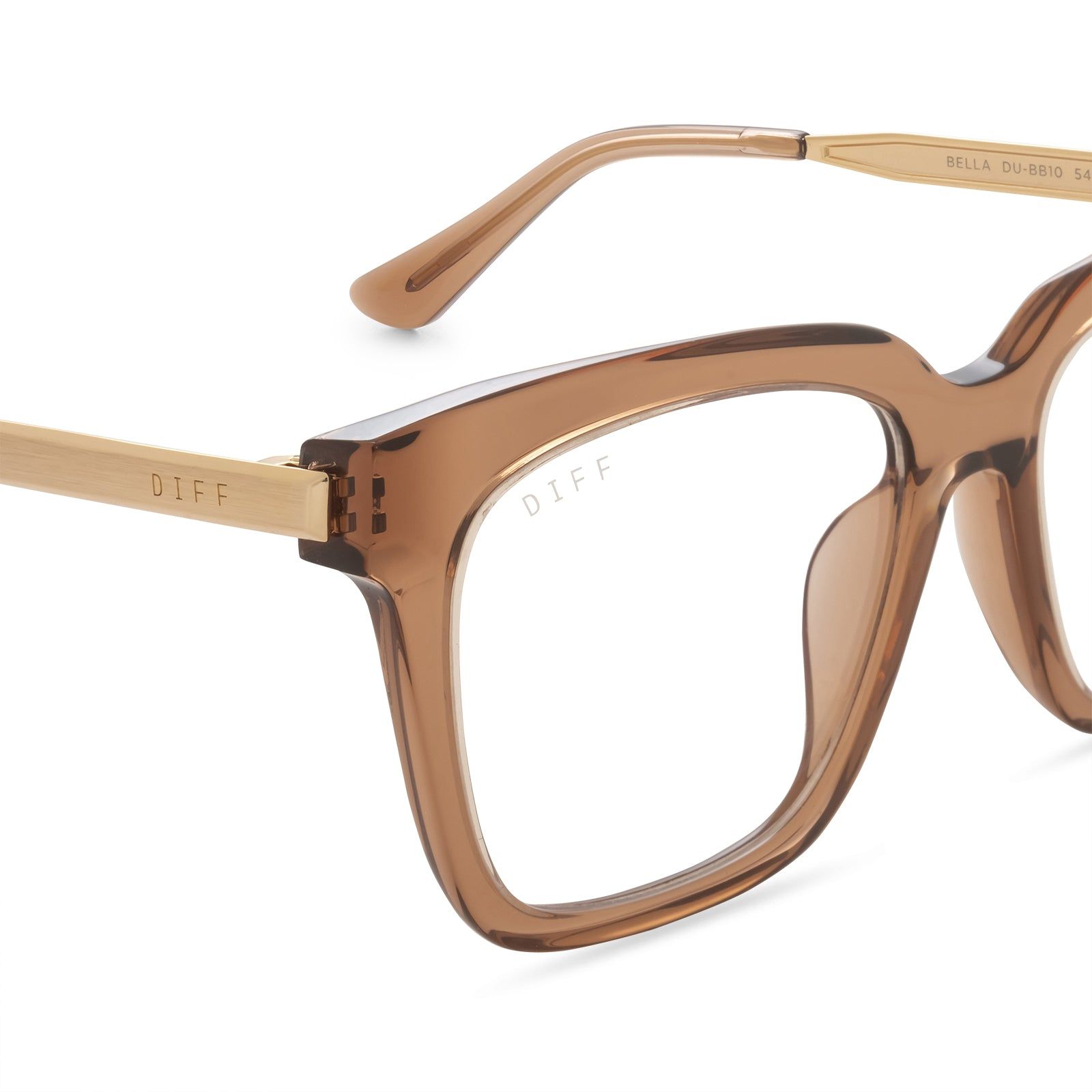 BELLA - DUNES CRYSTAL + BLUE LIGHT TECHNOLOGY GLASSES sold by Diff Eyewear product image thumbnail 3