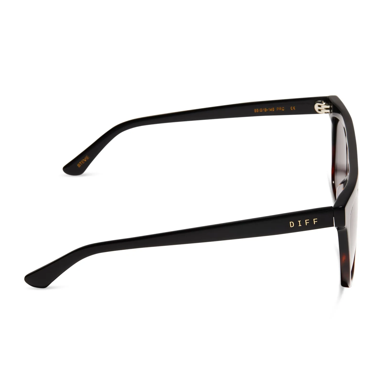 STEVIE - BLACK TORTOISE + GREY SUNGLASSES sold by Diff Eyewear product image thumbnail 3
