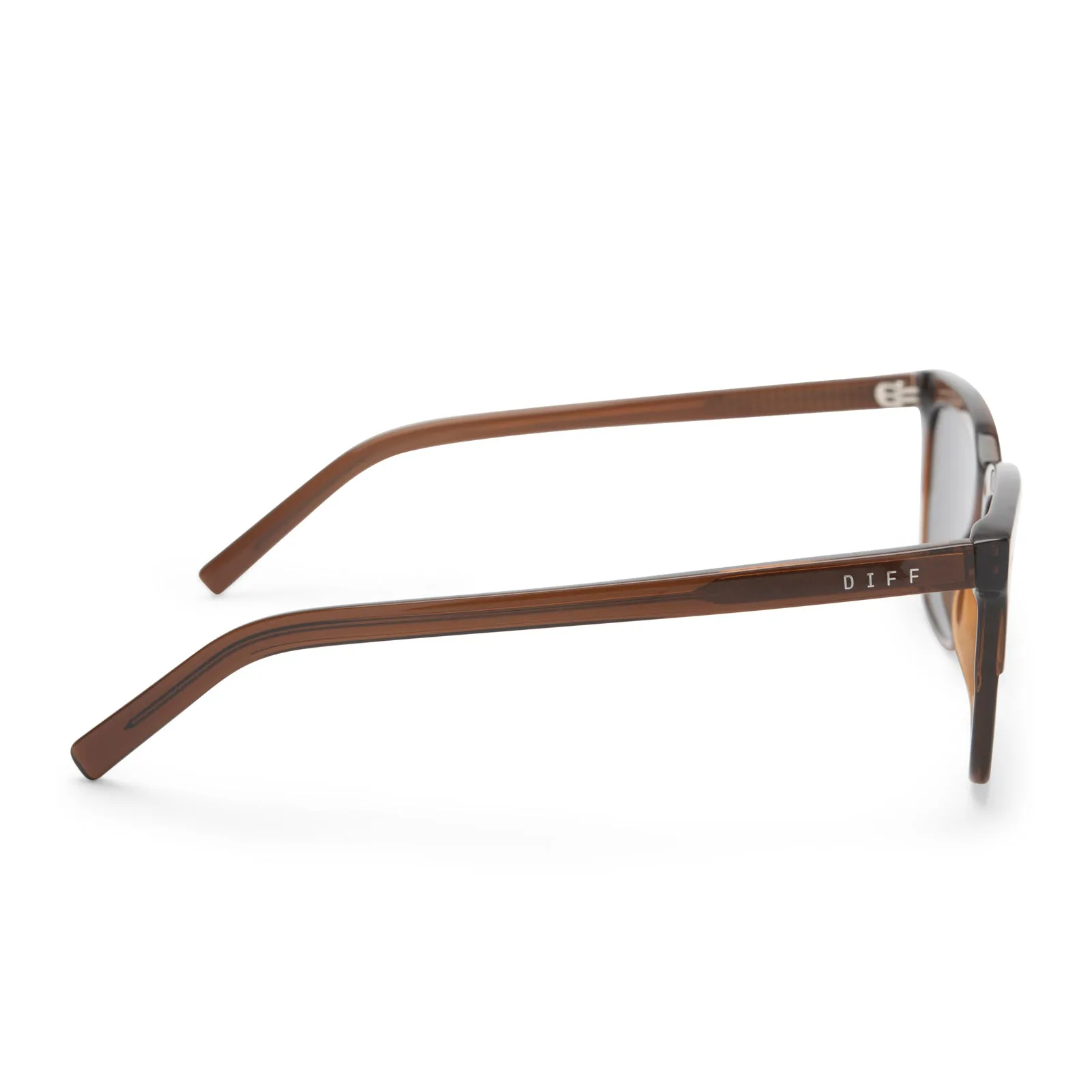 BILLIE - WHISKEY + GREY POLARIZED SUNGLASSES sold by Diff Eyewear product image thumbnail 4