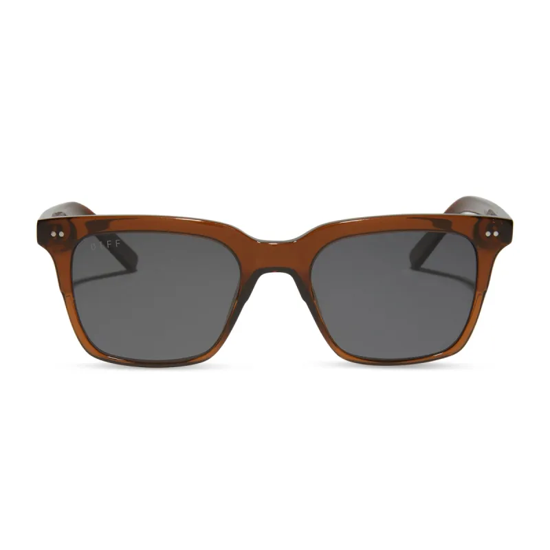 BILLIE - WHISKEY + GREY POLARIZED SUNGLASSES sold by Diff Eyewear