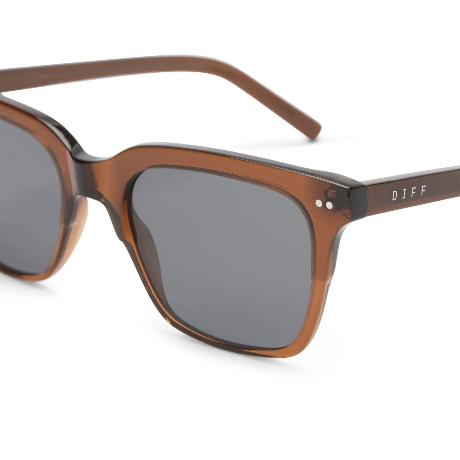 BILLIE - WHISKEY + GREY POLARIZED SUNGLASSES sold by Diff Eyewear product image thumbnail 3