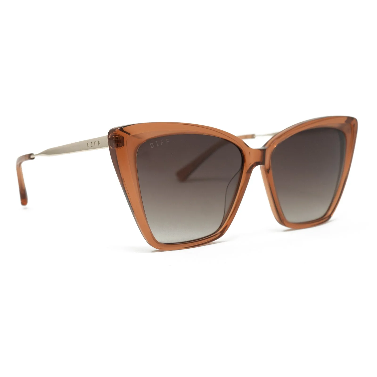 BECKY II - BROWN SUGAR + BRONZE GRADIENT POLARIZED SUNGLASSES sold by Diff Eyewear product image thumbnail 2