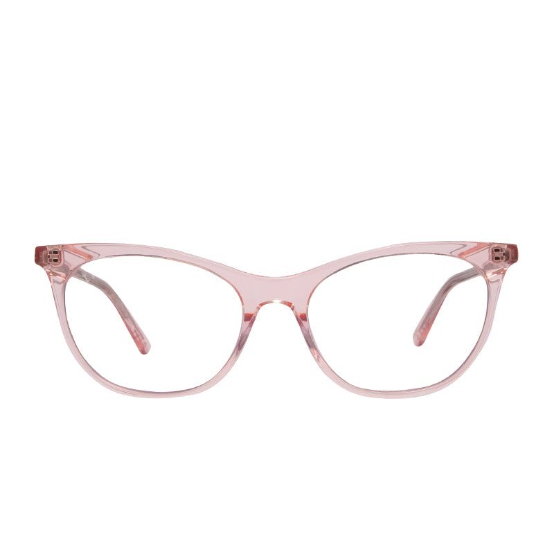 JADE - ROSE CRYSTAL + CLEAR GLASSES sold by Diff Eyewear