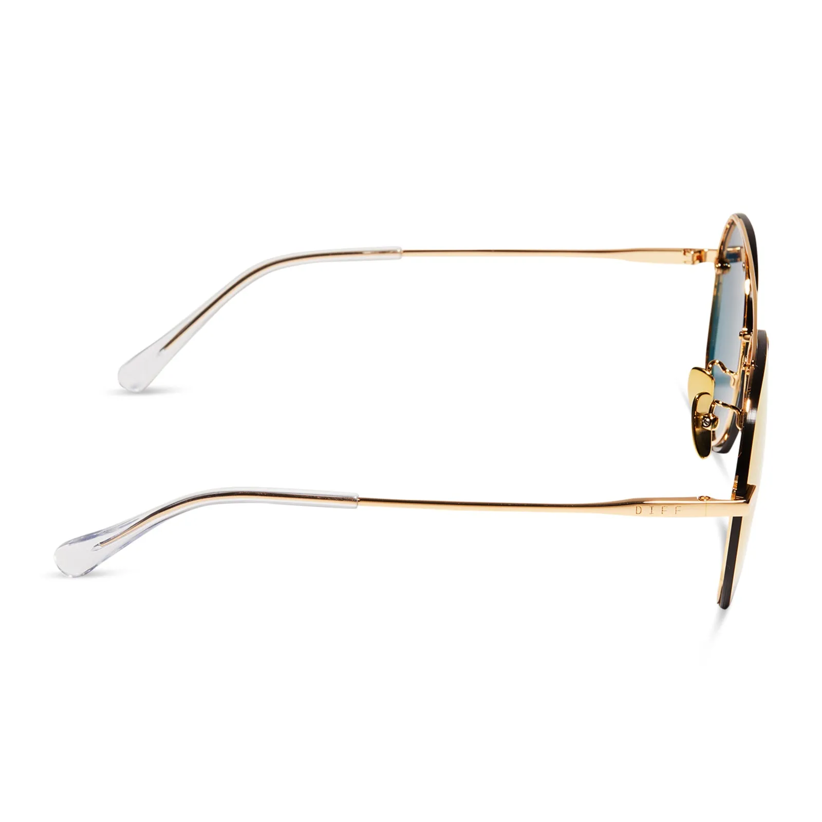 LENOX - GOLD + SUNSET MIRROR + POLARIZED SUNGLASSES sold by Diff Eyewear product image thumbnail 3