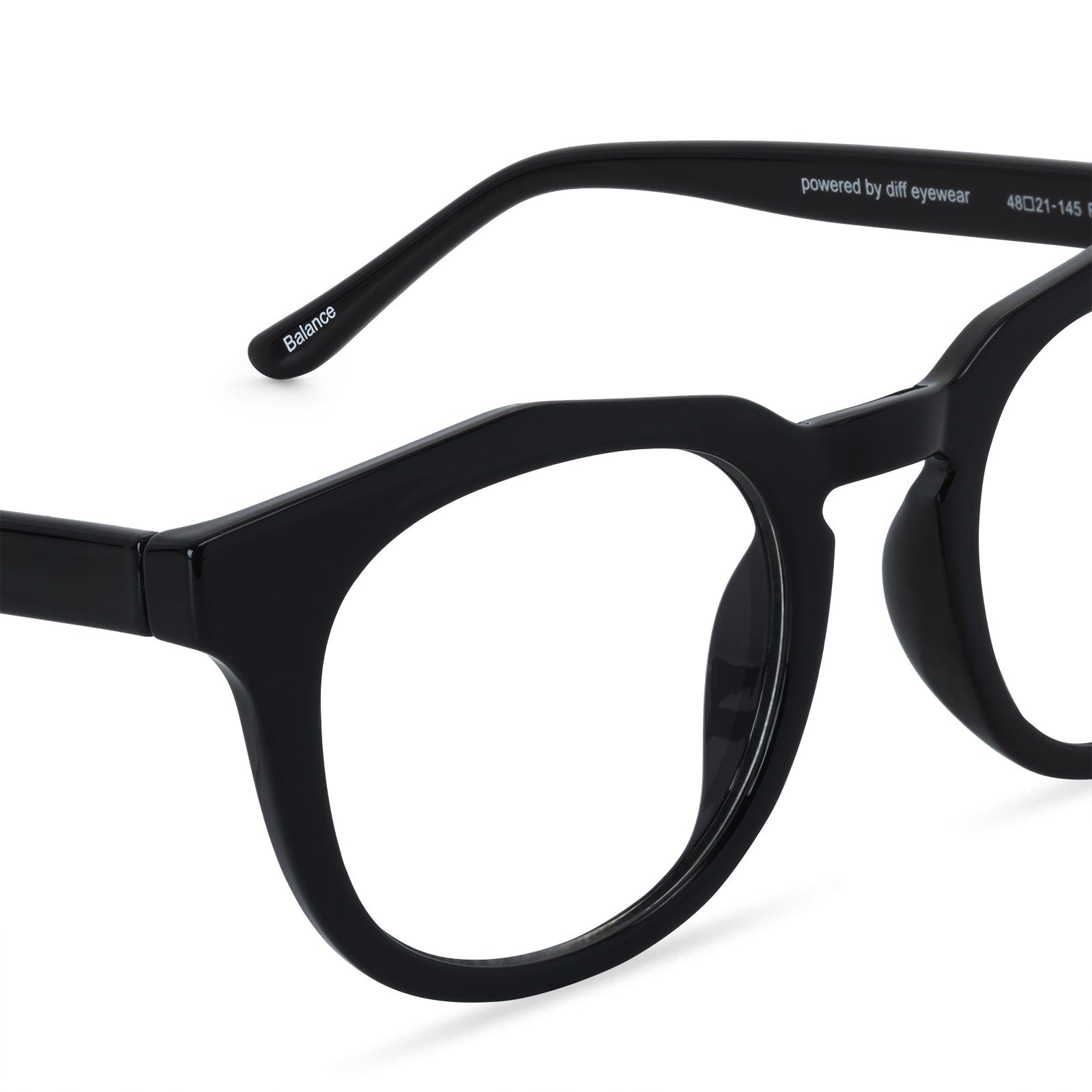 WOMEN'S HEALTH BALANCE - BLACK + CLEAR sold by Diff Eyewear product image thumbnail 3