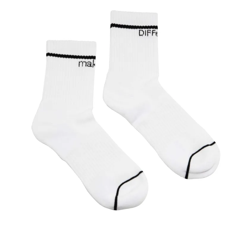 CREW SOCK SINGLE - WHITE sold by Diff Eyewear
