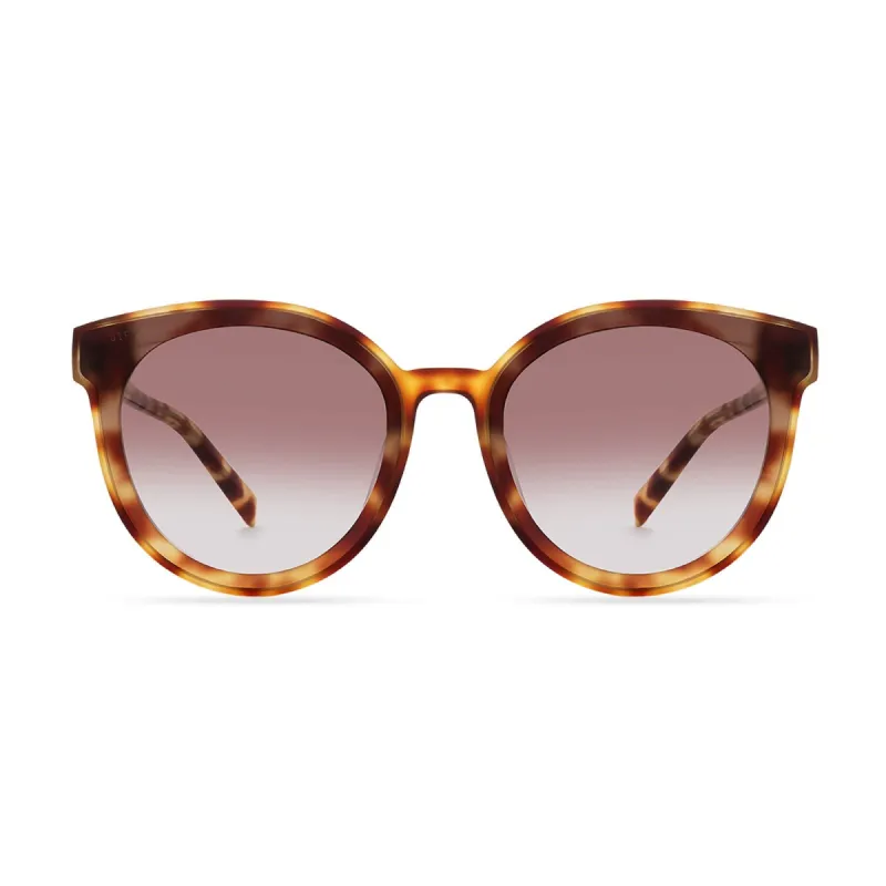 GEMMA - SOLSTICE TORTOISE + BROWN GRADIENT SUNGLASSES sold by Diff Eyewear