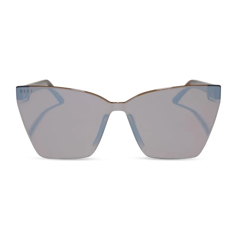 GOLDIE - SEQUOIA TORTOISE + BROWN GOLD FLASH SUNGLASSES sold by Diff Eyewear