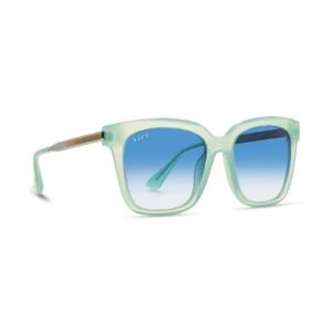 BELLA - SEAFOAM + AEGEAN BLUE GRADIENT SUNGLASSES sold by Diff Eyewear