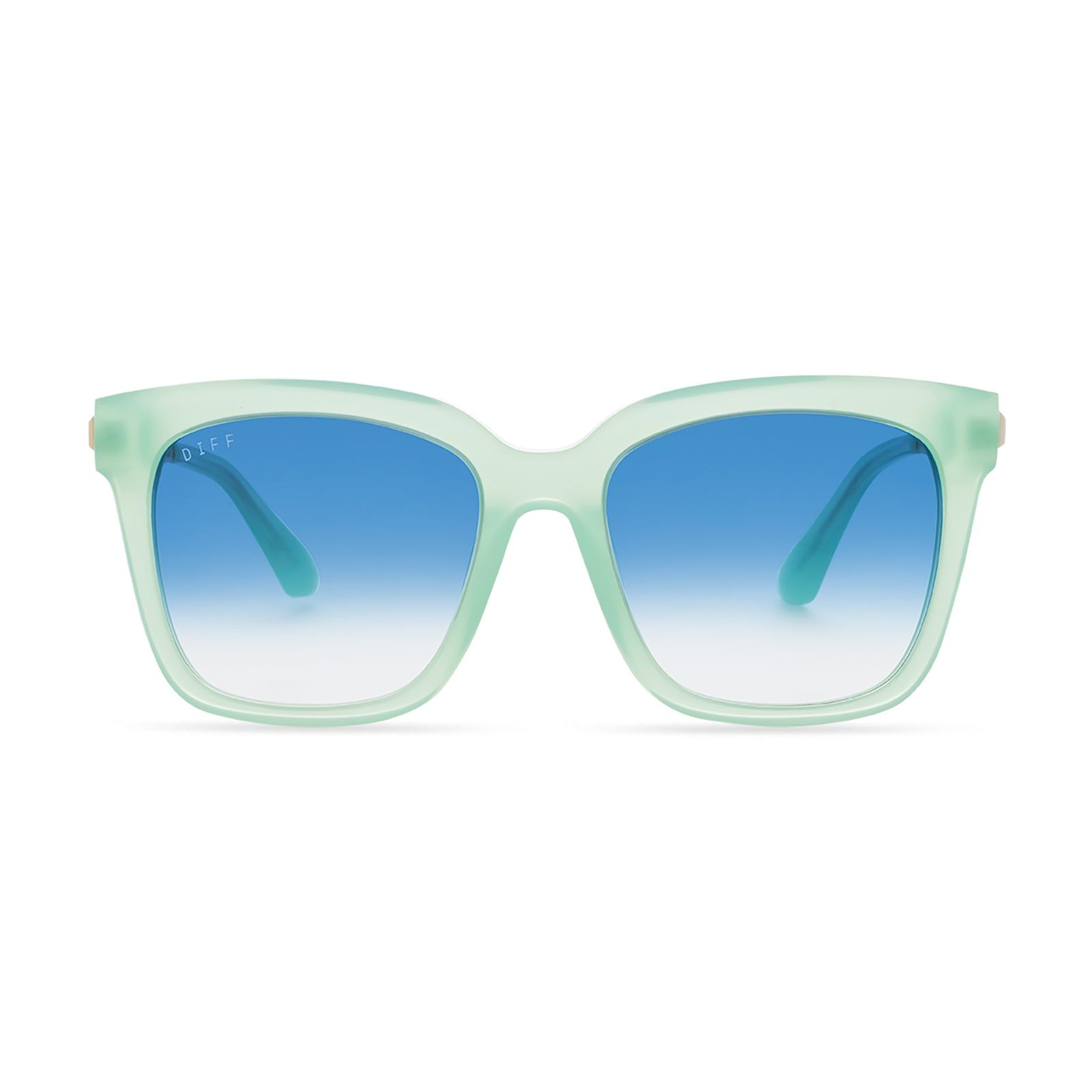 BELLA - SEAFOAM + AEGEAN BLUE GRADIENT SUNGLASSES sold by Diff Eyewear