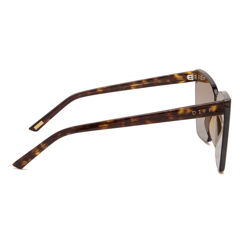 GOLDIE - GOLD TORTOISE + GOLD FLASH SUNGLASSES sold by Diff Eyewear product image thumbnail 3