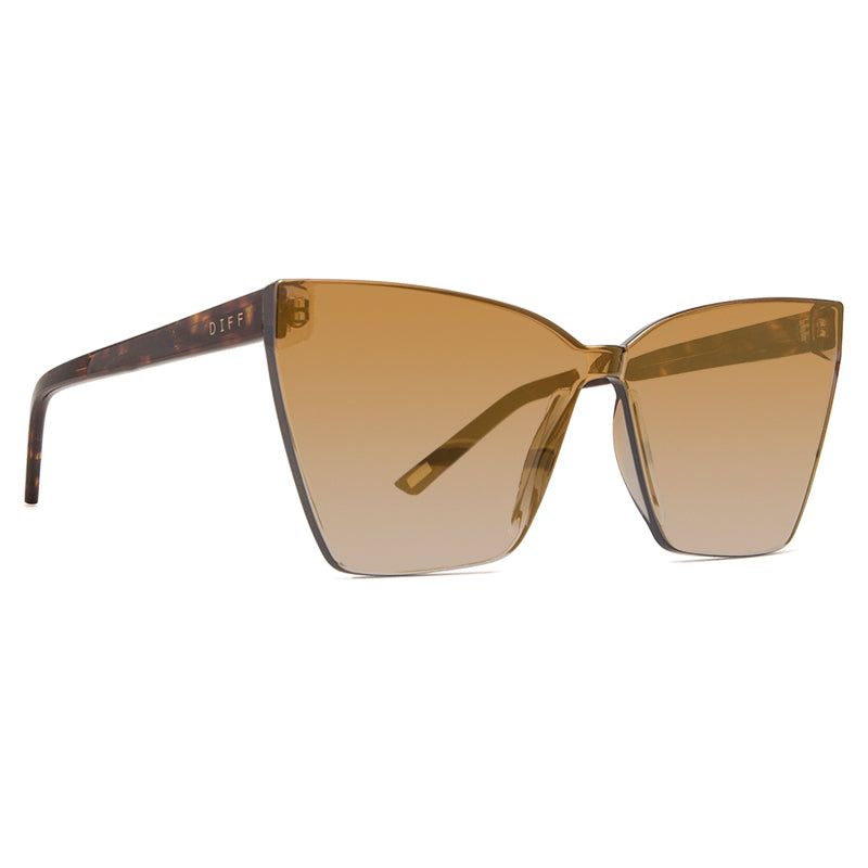 GOLDIE - GOLD TORTOISE + GOLD FLASH SUNGLASSES sold by Diff Eyewear product image thumbnail 2