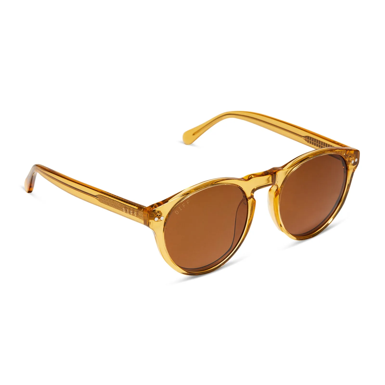 CODY - CITRINE CRYSTAL + BROWN + POLARIZED SUNGLASSES sold by Diff Eyewear product image thumbnail 2