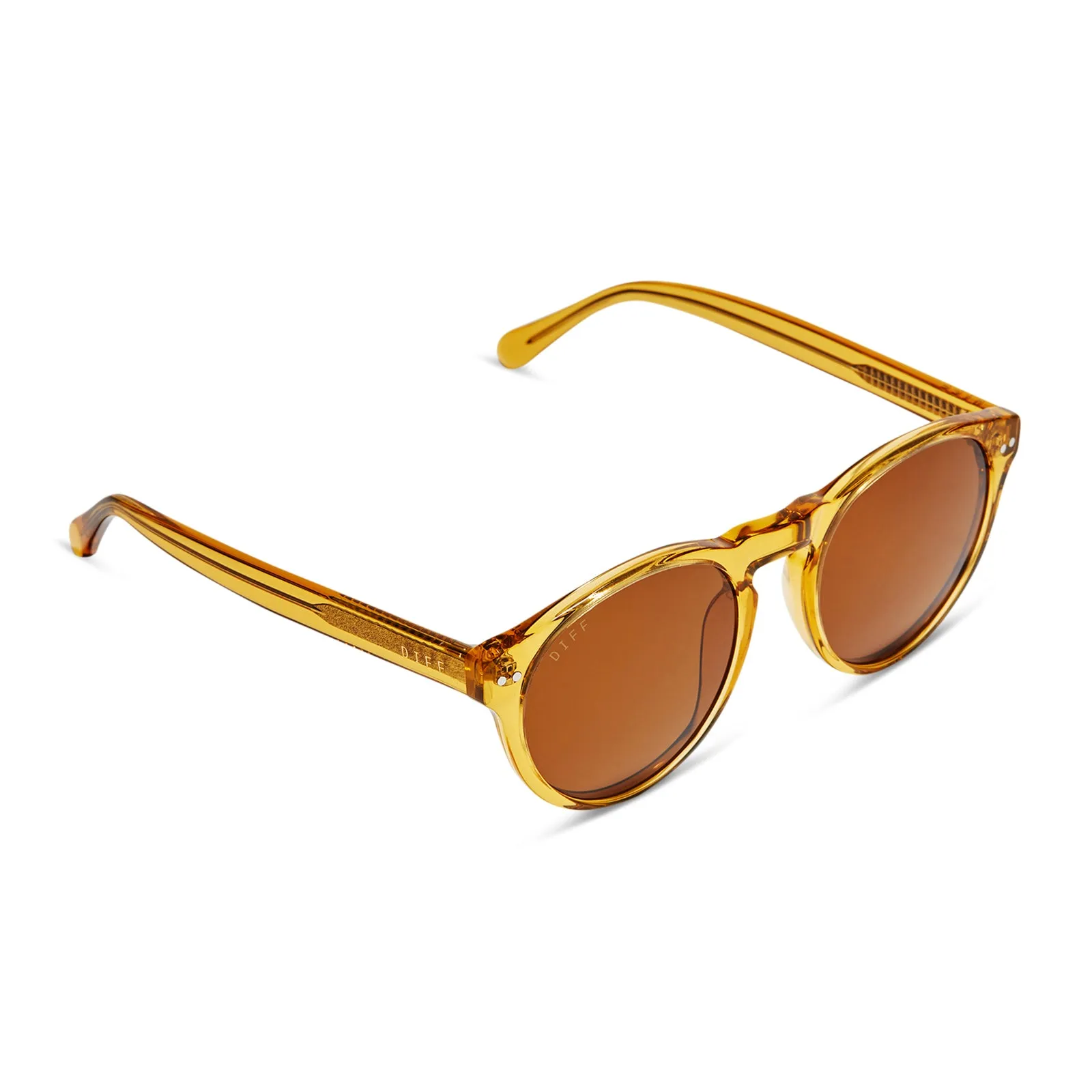CODY - CITRINE CRYSTAL + BROWN + POLARIZED SUNGLASSES sold by Diff Eyewear product image thumbnail 4