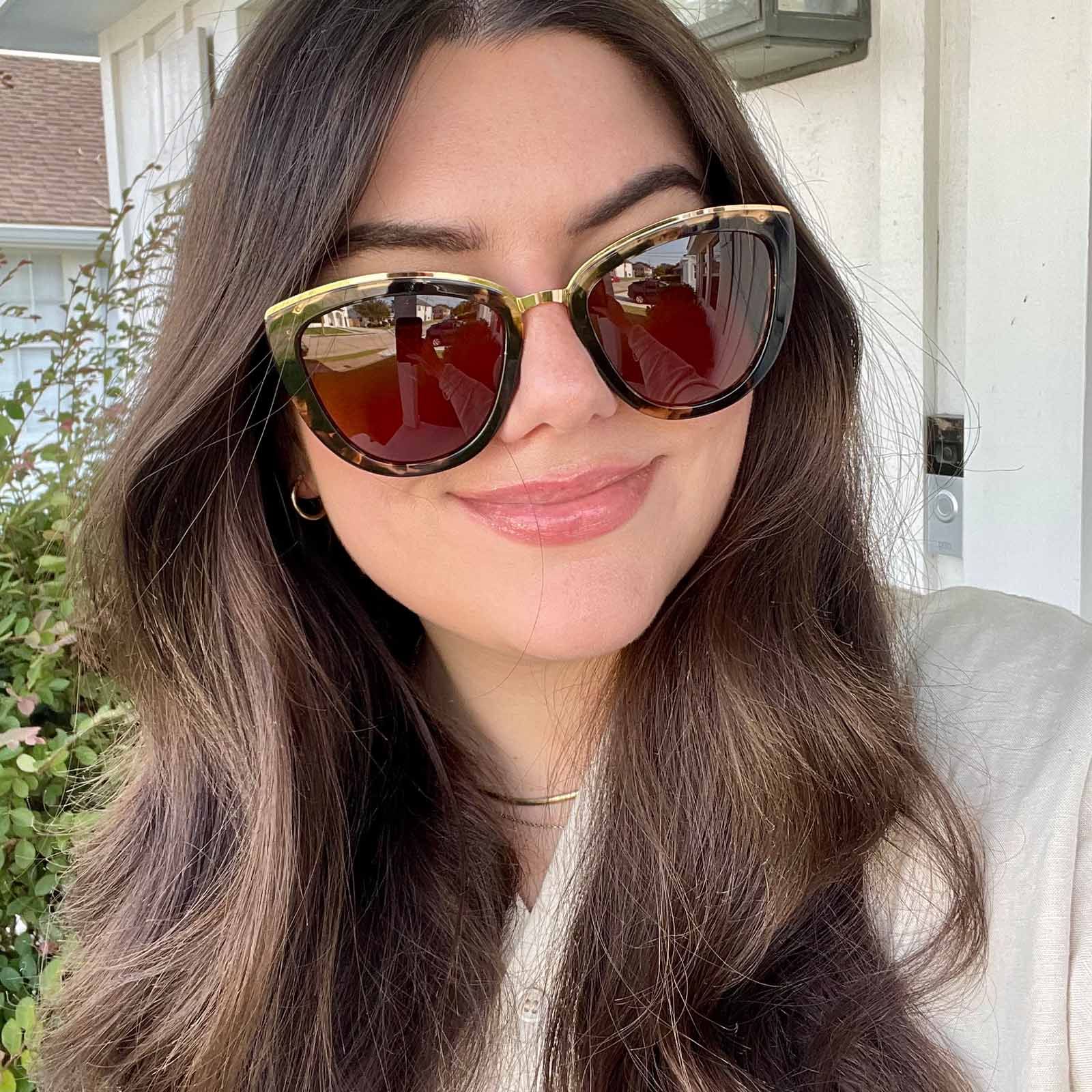 ROSE - ESPRESSO TORTOISE + BROWN SUNGLASSES sold by Diff Eyewear product image thumbnail 5