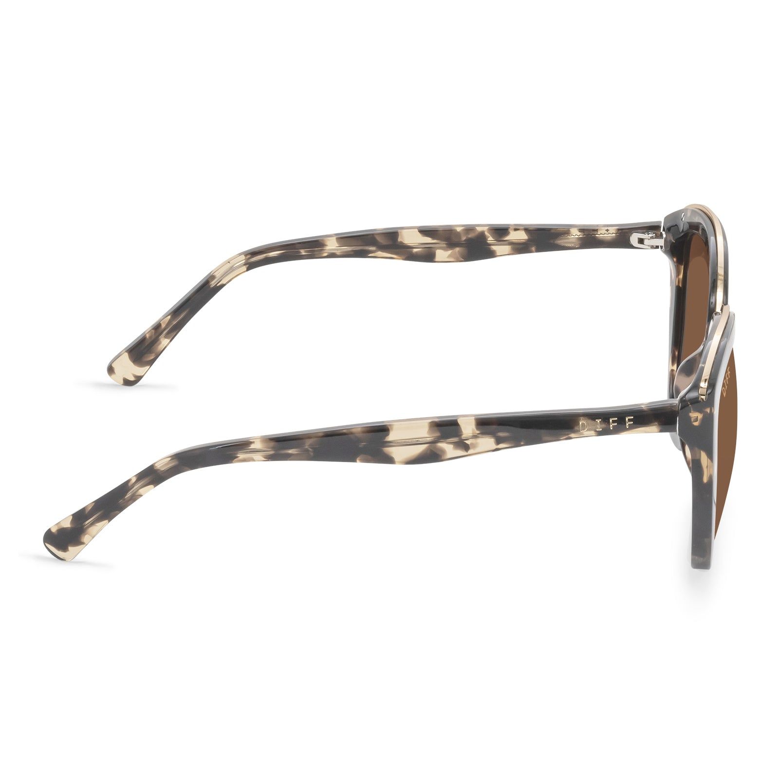 ROSE - ESPRESSO TORTOISE + BROWN SUNGLASSES sold by Diff Eyewear product image thumbnail 3