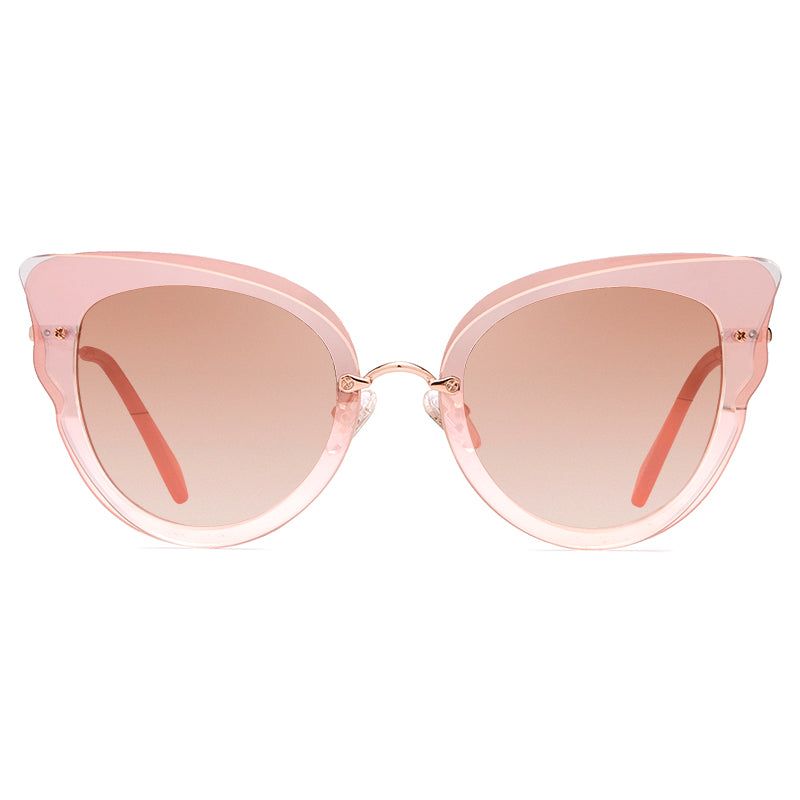 DELILAH - ROSE GOLD + ROSE GOLD MIRROR SUNGLASSES sold by Diff Eyewear