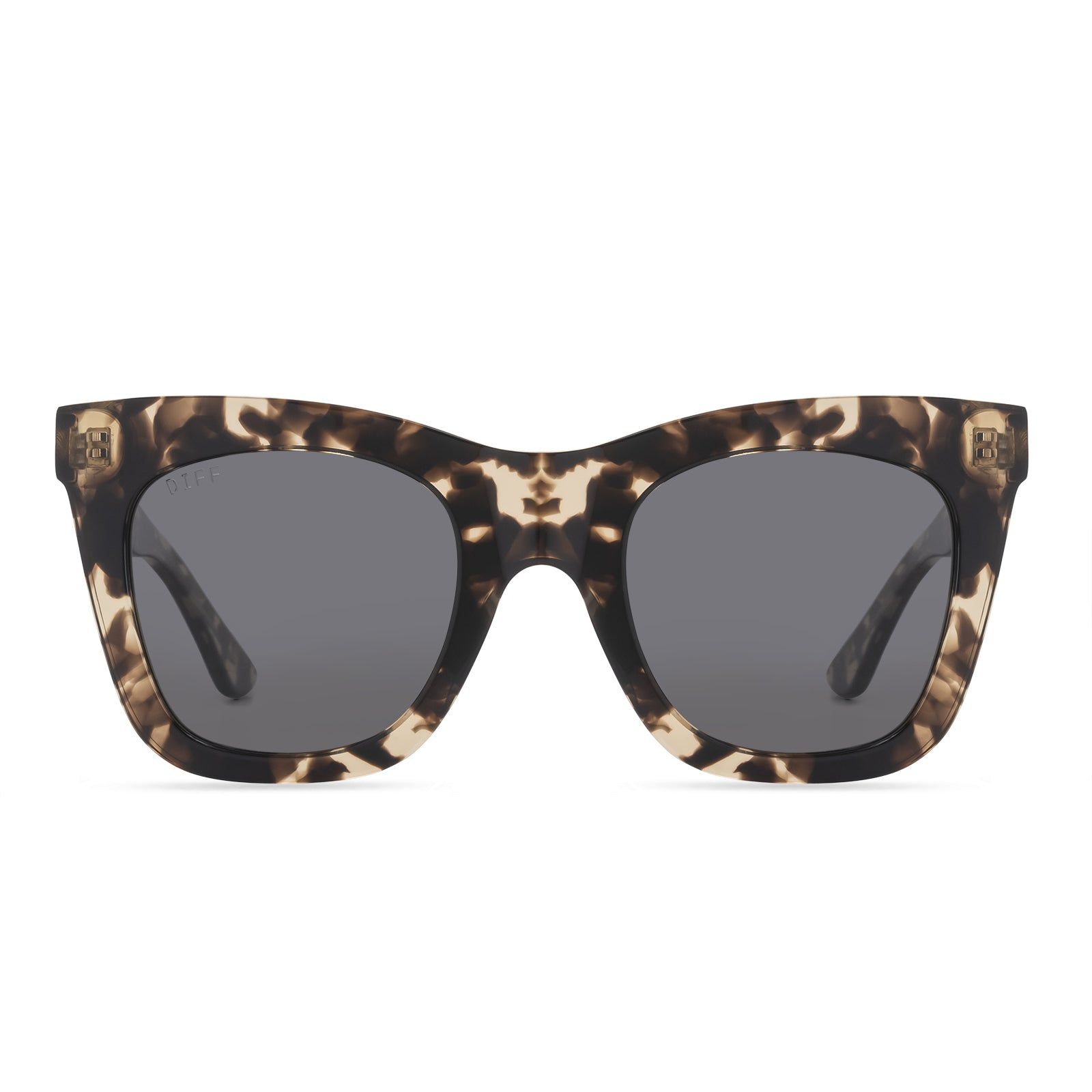 KAIA - ESPRESSO TORTOISE + GREY + POLARIZED SUNGLASSES sold by Diff Eyewear