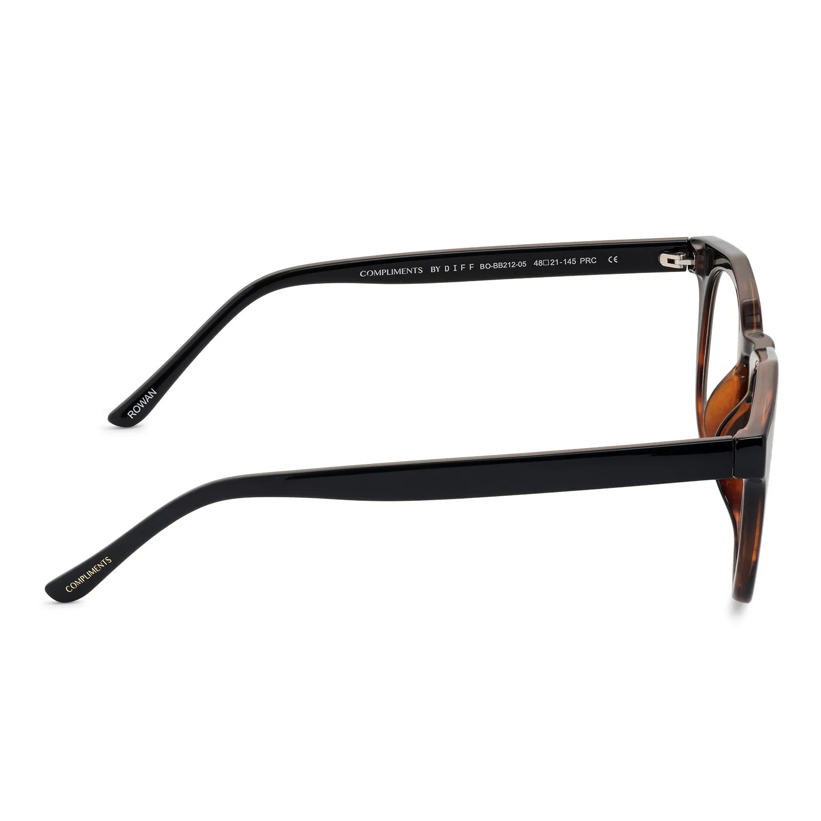 ROWAN - BLACK TORTOISE + BLUE LIGHT READERS sold by Diff Eyewear product image thumbnail 3