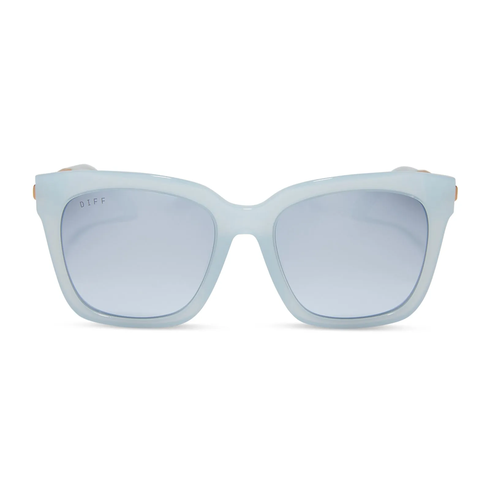 BELLA - BLUE DUST + BLUE GRADIENT FLASH SUNGLASSES sold by Diff Eyewear
