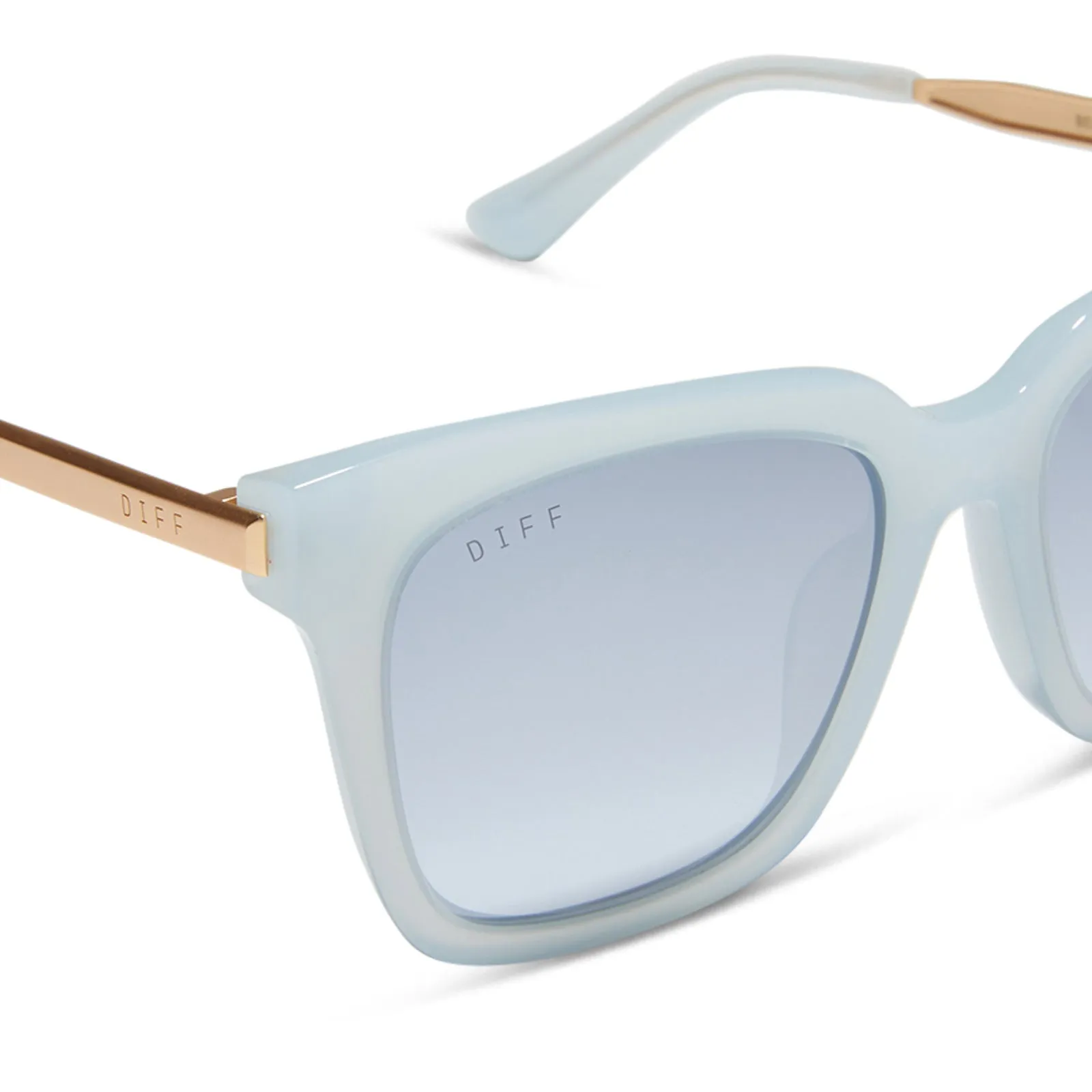 BELLA - BLUE DUST + BLUE GRADIENT FLASH SUNGLASSES sold by Diff Eyewear product image thumbnail 5