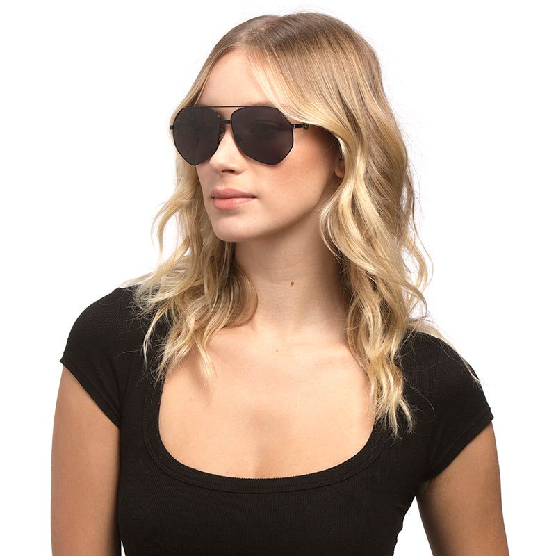 SYDNEY - BLACK + DARK SMOKE + POLARIZED SUNGLASSES sold by Diff Eyewear product image thumbnail 7