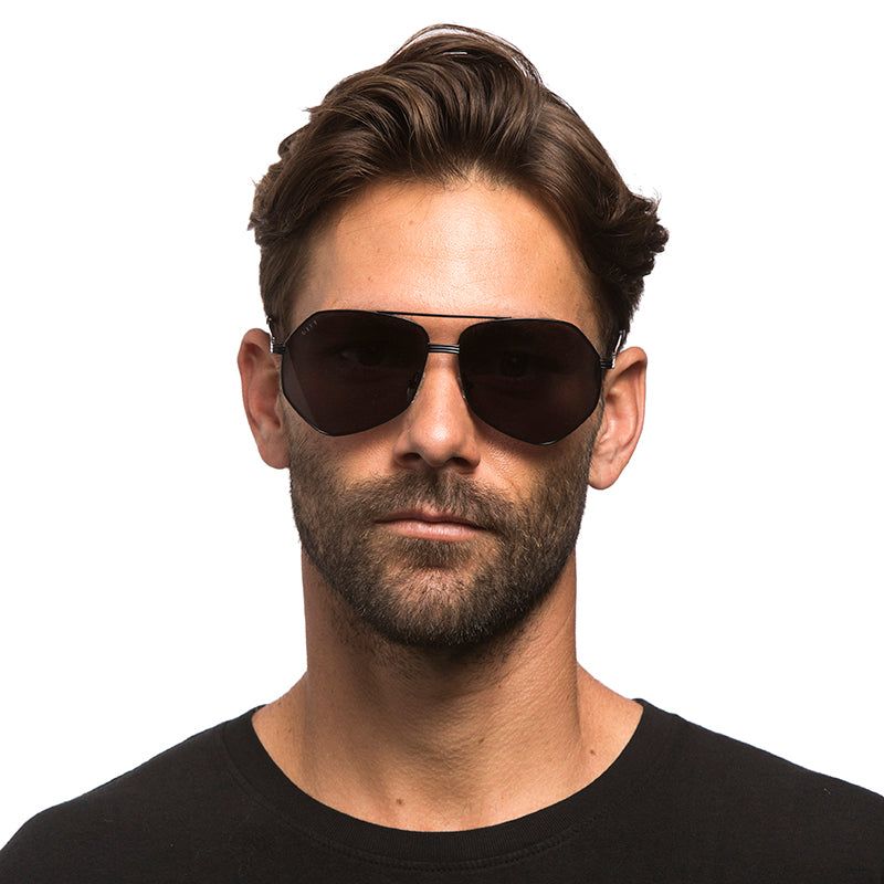 SYDNEY - BLACK + DARK SMOKE + POLARIZED SUNGLASSES sold by Diff Eyewear product image thumbnail 4