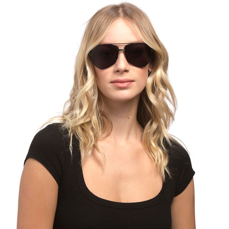SYDNEY - BLACK + DARK SMOKE + POLARIZED SUNGLASSES sold by Diff Eyewear product image thumbnail 6