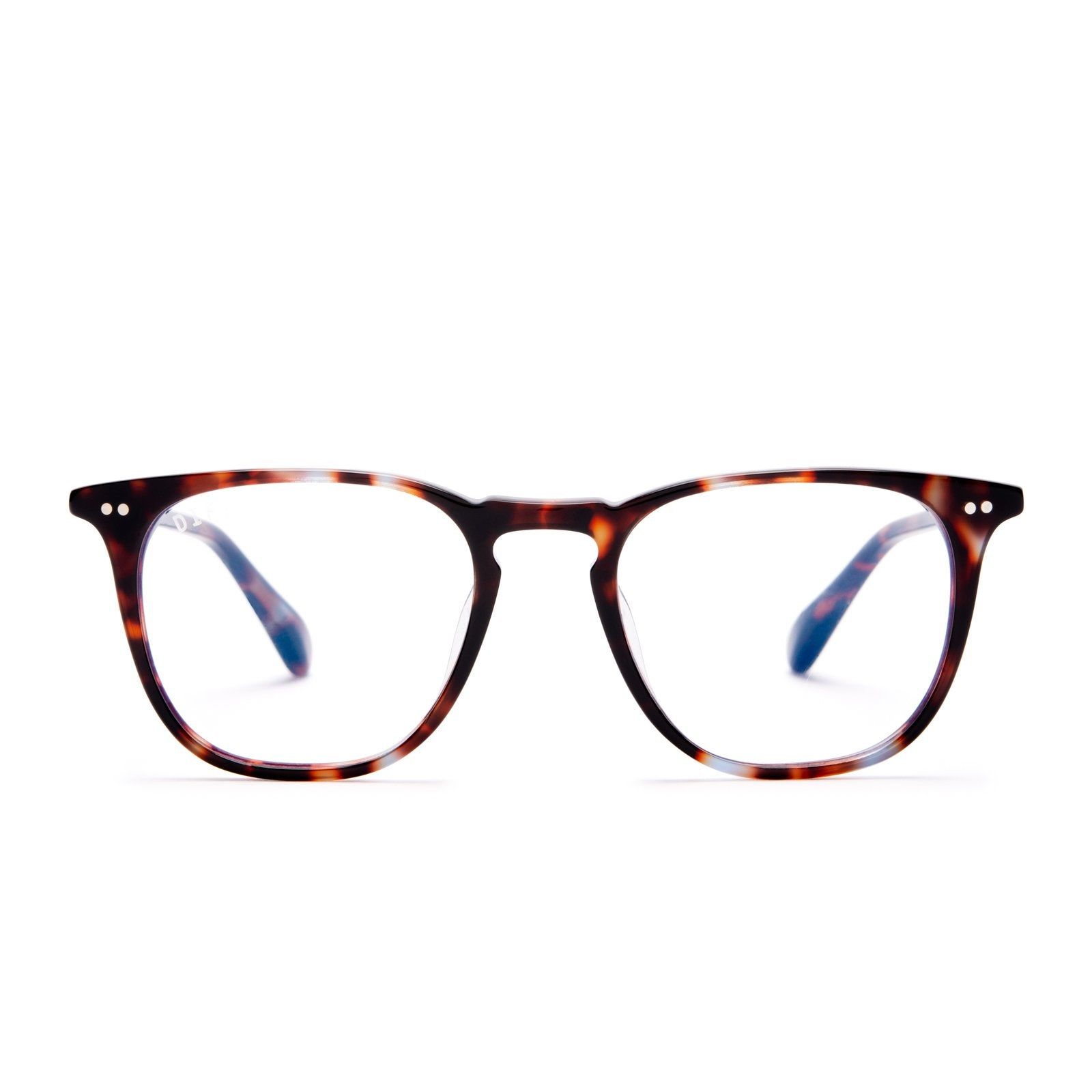 MAXWELL - WINE TORTOISE + BLUE LIGHT TECHNOLOGY GLASSES sold by Diff Eyewear
