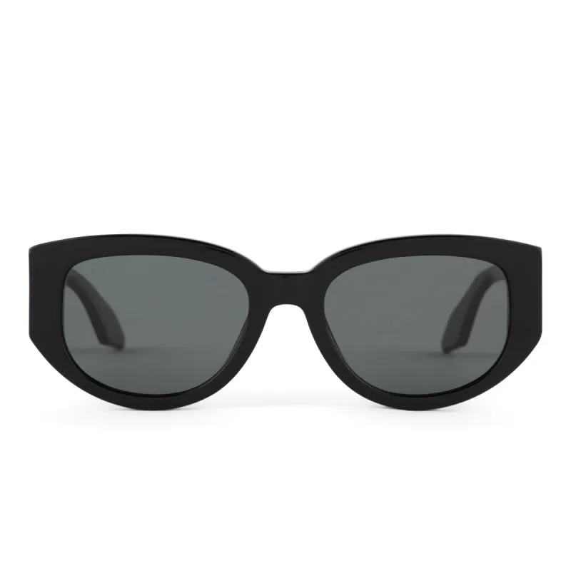 DREW - BLACK + GREY + POLARIZED SUNGLASSES sold by Diff Eyewear