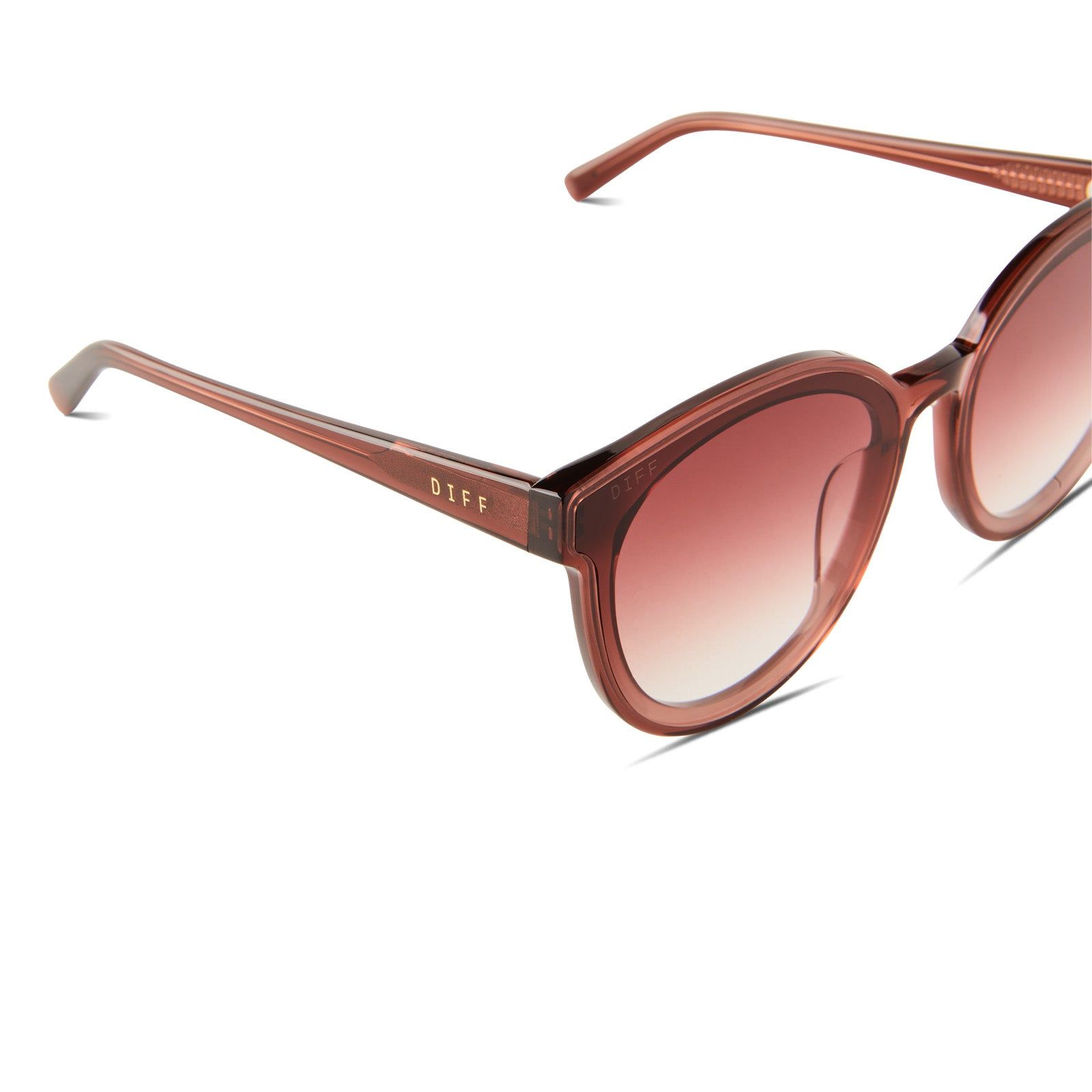 GEMMA - DEEP AMBER + TERRACOTTA GRADIENT SUNGLASSES sold by Diff Eyewear product image thumbnail 4