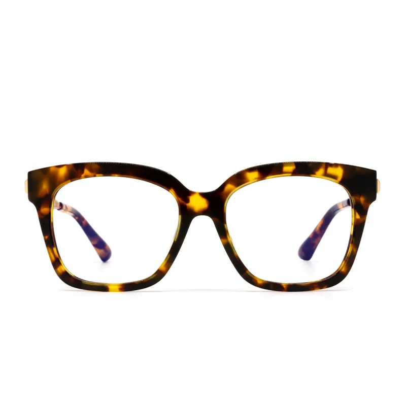 BELLA XS - AMBER TORTOISE + PRESCRIPTION GLASSES sold by Diff Eyewear