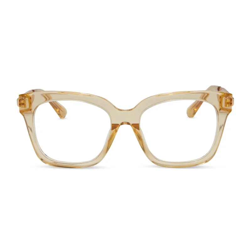 BELLA XS - HONEY CRYSTAL + PRESCRIPTION GLASSES sold by Diff Eyewear