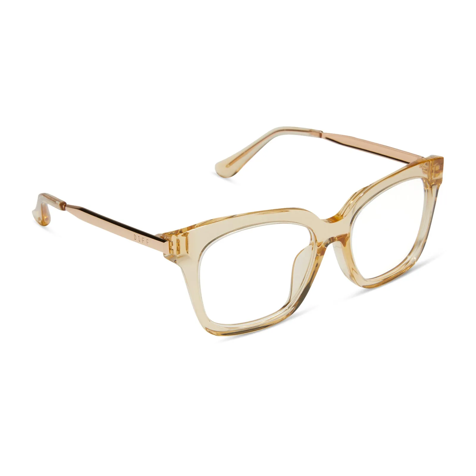 BELLA XS - HONEY CRYSTAL + PRESCRIPTION GLASSES sold by Diff Eyewear product image thumbnail 2