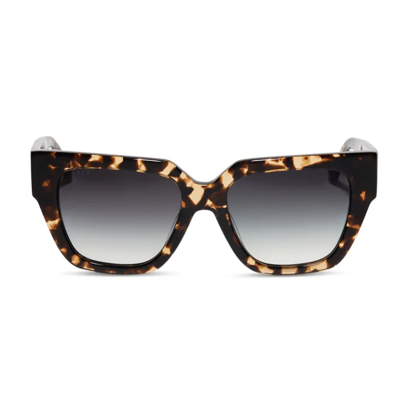REMI II - ESPRESSO TORTOISE + GREY GRADIENT + POLARIZED SUNGLASSES sold by Diff Eyewear