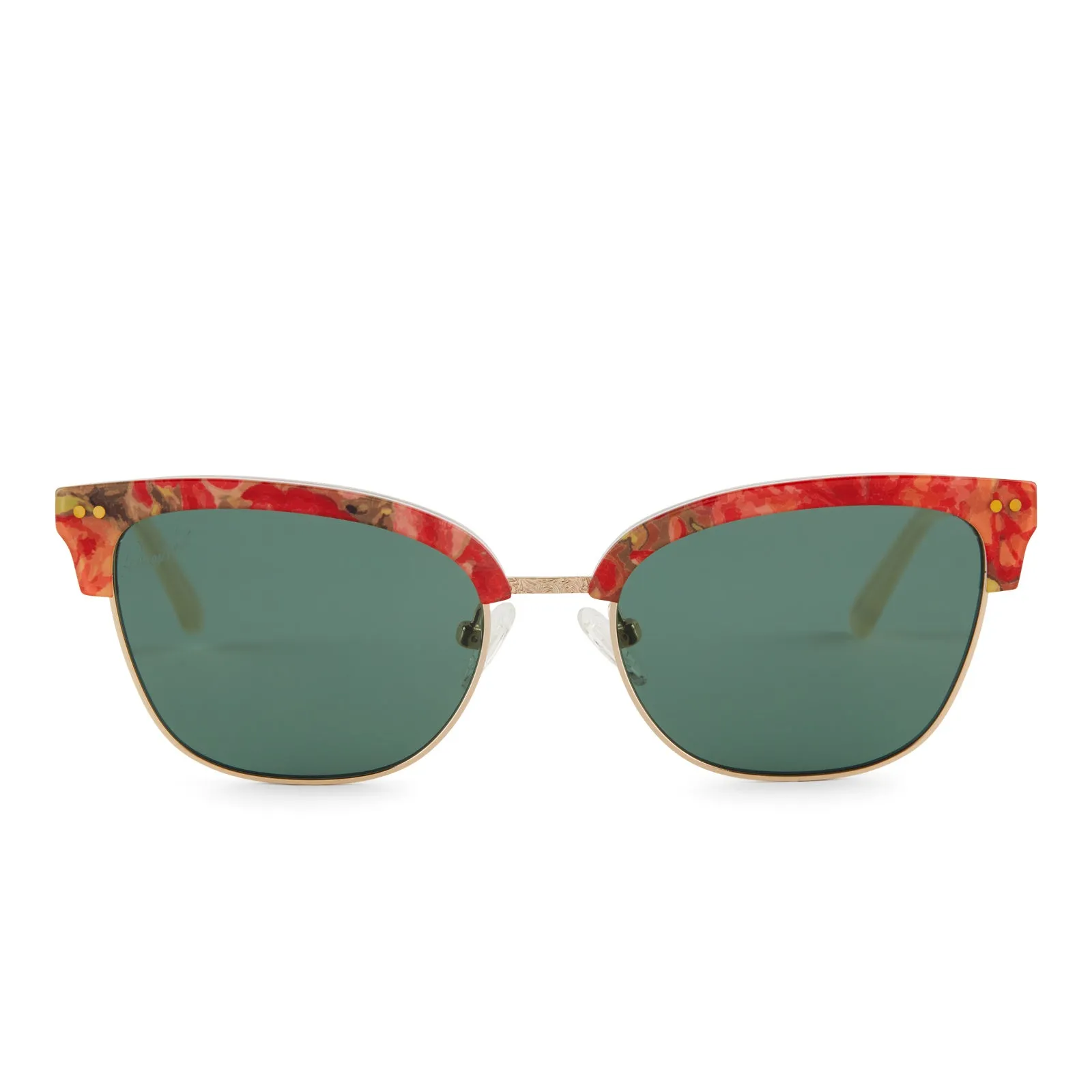 PATRICIA NASH - IRIS + FLORAL OIL PAINTING + G15 SUNGLASSES sold by Diff Eyewear