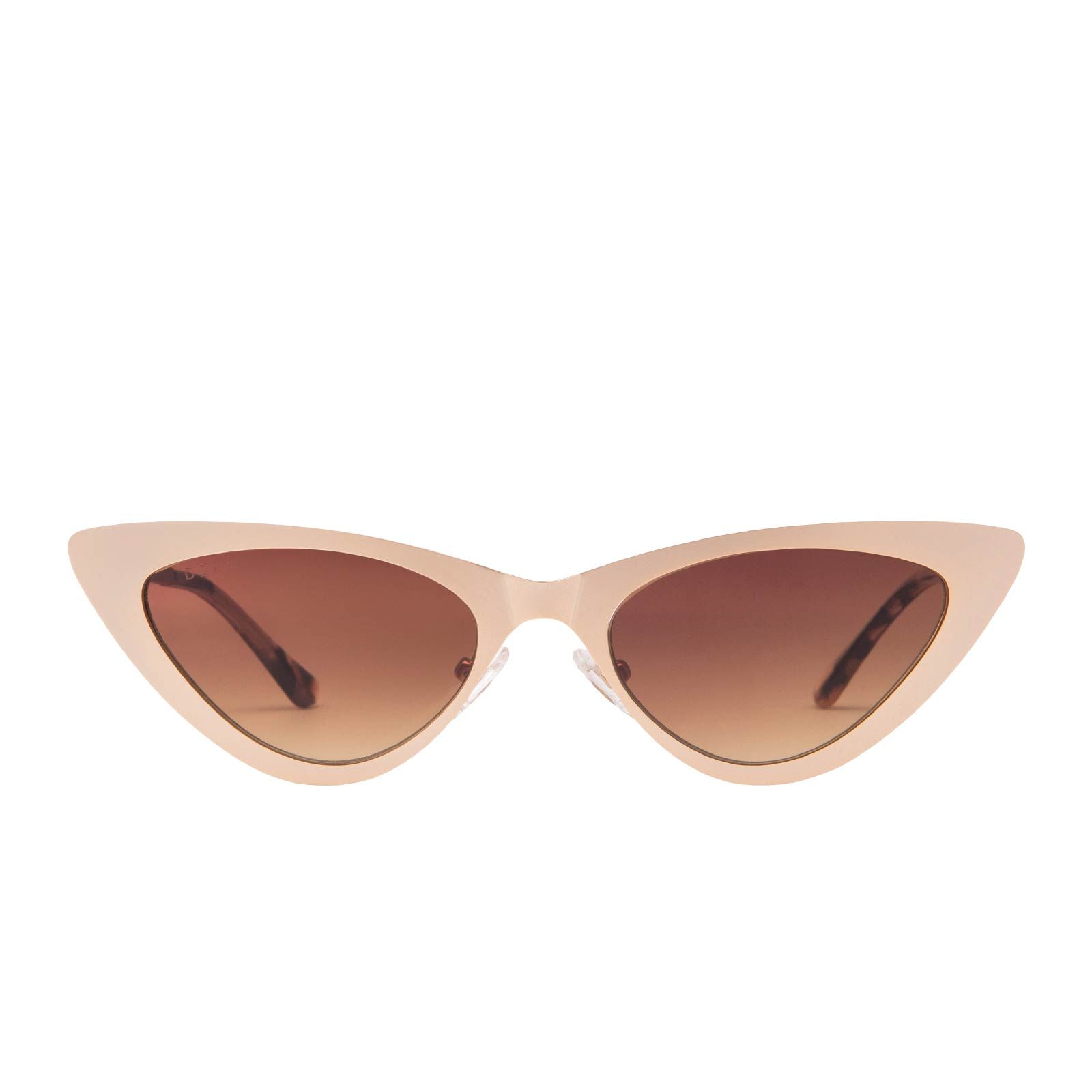 RAE - MATTE GOLD + BROWN GRADIENT SUNGLASSES sold by Diff Eyewear